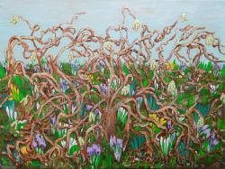 Painting: Corkscrew Willow
